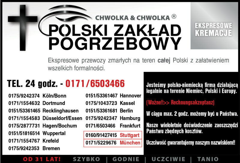 Chwolka & Chwolka - Polski Zakład Pogrzebowy