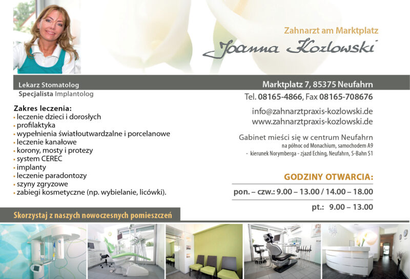 Lekarz stomatolog Joanna Kozlowski